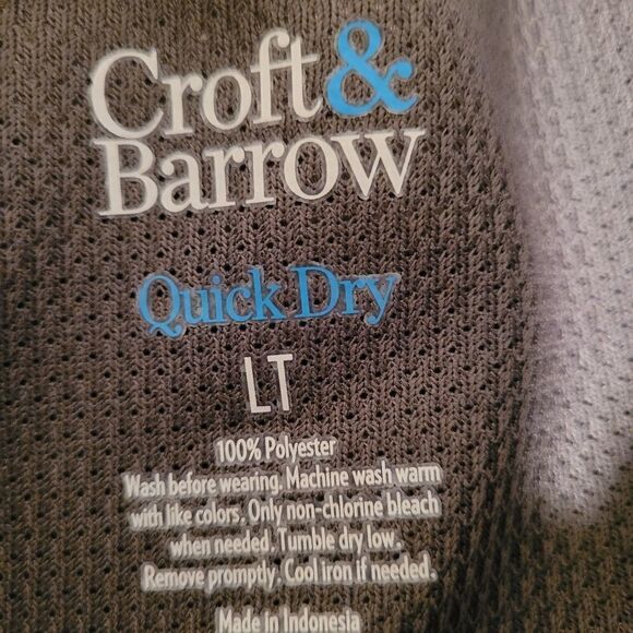 Croft & Barrow quick dry short sleeve‎ botton up shirt - Picture 4 of 5